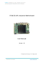 Vantron VT-SBC35-APL User Manual предпросмотр