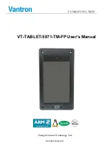 Vantron VT-TABLET-5071-TM-FP User Manual предпросмотр