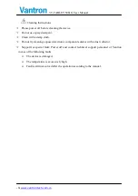 Preview for 9 page of Vantron VT-TABLET-5081G User Manual