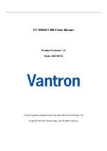 Vantron VT-TABLET-5082 User Manual preview