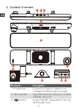 Preview for 6 page of Vantrue Mirror 3 User Manual