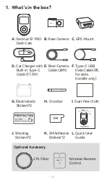 Preview for 4 page of Vantrue Sonnet 1 PRO User Manual