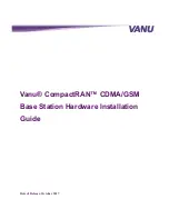 Preview for 1 page of Vanu CompactRAN Hardware Installation Manual