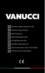 Vanucci VUG-1 Instructions For Use Manual preview