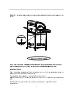 Preview for 16 page of Vanward GD4819S Assembly, Use And Care Manual