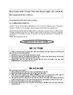 Preview for 22 page of Vanward GD4819S Assembly, Use And Care Manual