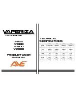 Preview for 1 page of vaperiza V500 Product User Manual