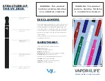 Предварительный просмотр 1 страницы VAPOR4LIFE VV ZEUS User Manual