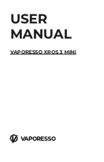 Предварительный просмотр 1 страницы Vaporesso XROS 3 MINI User Manual