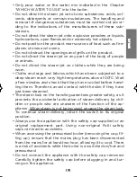 Preview for 21 page of Vaporetto FIRST Instruction Manual