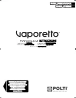 Предварительный просмотр 1 страницы Vaporetto SV420_FRESCOVAPOR Instruction Manual