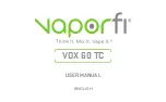 Preview for 1 page of Vaporfi VOX 60 TC User Manual