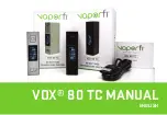 Предварительный просмотр 2 страницы Vaporfi VOX 80 TC Manual