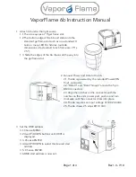 VaporFlame VF6b Instruction Manual preview