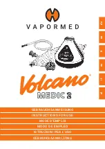 Vapormed Volcano MEDIC 2 Instructions For Use Manual preview