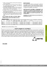 Предварительный просмотр 2 страницы Var-Tec FDR-16 AR Series Installation Wiring Diagram