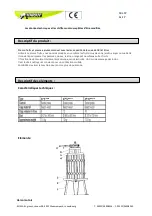 Предварительный просмотр 2 страницы Varan OFP6L/OBP 6 User Manual