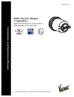 Preview for 1 page of Varec 8200 Installation And Operation Manual