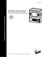 Varec Data Entry Terminal 8620 Installation and opertions Installation And Operation Manual preview