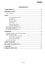 Preview for 1 page of VAREL RXFM6 Manual