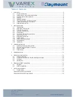 Preview for 3 page of Varex Imaging Optica 20 Series User Manual