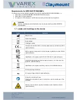 Preview for 8 page of Varex Imaging Optica 20 Series User Manual