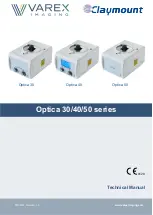 Varex Imaging Optica 30 Series Technical Manual предпросмотр