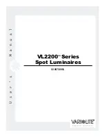 Vari Lite VL2201 User Manual preview