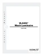 Vari Lite VL2402 User Manual preview