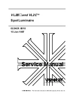 Предварительный просмотр 1 страницы Vari Lite VL2B Service Manual