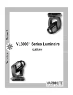 Предварительный просмотр 1 страницы Vari Lite VL3000 Wash Service Manual