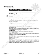 Preview for 81 page of Vari Lite VL3500 SERIES User Manual