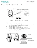 Preview for 4 page of Vari Lite VL3600 PROFILE IP Quick Start Manual