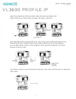 Preview for 6 page of Vari Lite VL3600 PROFILE IP Quick Start Manual