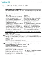 Preview for 11 page of Vari Lite VL3600 PROFILE IP Quick Start Manual