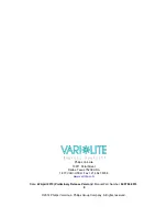 Preview for 190 page of Vari Lite VL4000 BeamWash Luminaire Service Manual