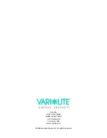 Preview for 84 page of Vari Lite VL500 Wash Luminaires User Manual