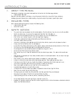 Предварительный просмотр 2 страницы Vari Lite VL800 EVENTPAR WW Quick Start Manual