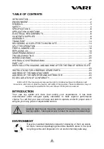 Preview for 2 page of Vari 65715 Instructions For Use Manual