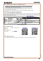 Предварительный просмотр 21 страницы Vari Adela PRO BDR-720 Translation Of The Original Instructions