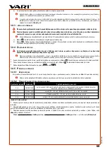 Preview for 13 page of Vari Adela PRO BDR-720D Translation Of The Original Instructions