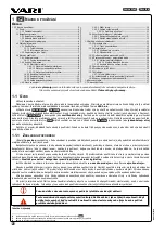 Preview for 4 page of Vari BDR-620D User Manual