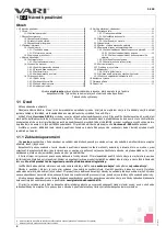 Preview for 4 page of Vari Hurricane F-550 User Manual