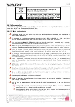 Preview for 20 page of Vari Hurricane F-550 User Manual