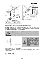 Предварительный просмотр 20 страницы Vari VARIMATIC 300 Instructions For Use Manual