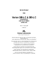 Varian 380-LC Service Manual preview