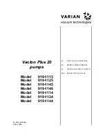 Предварительный просмотр 1 страницы Varian 919-1115 Instruction Manual