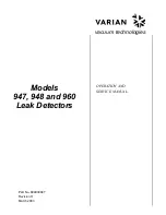Varian 948 Operation And Service Manual preview