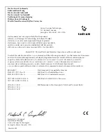 Preview for 13 page of Varian 948 Operation And Service Manual