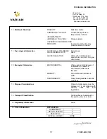 Предварительный просмотр 76 страницы Varian 949-9350 Nstruction Manual